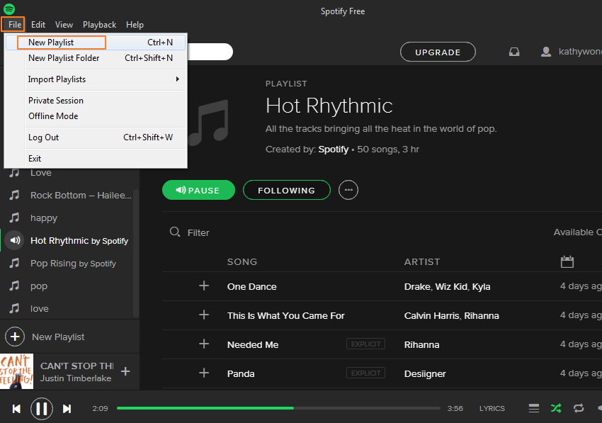 Spotify Download Playlist Data